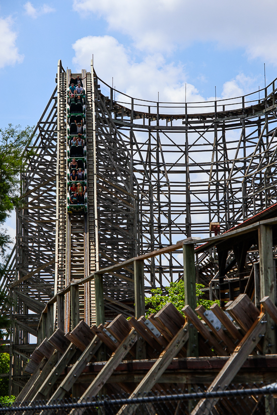Wilderness Run at Kentucky Kingdom Theme Park, Louisville, Kentucky