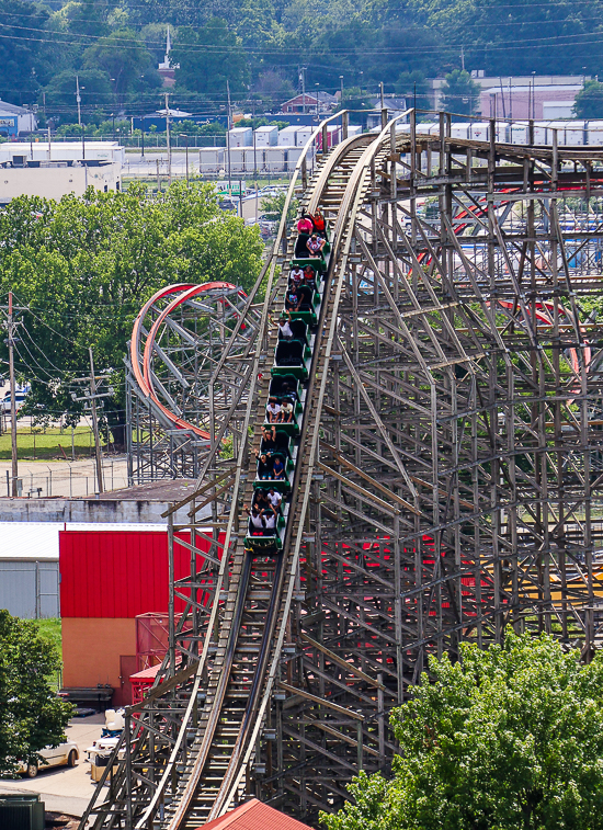 Wilderness Run at Kentucky Kingdom Theme Park, Louisville, Kentucky