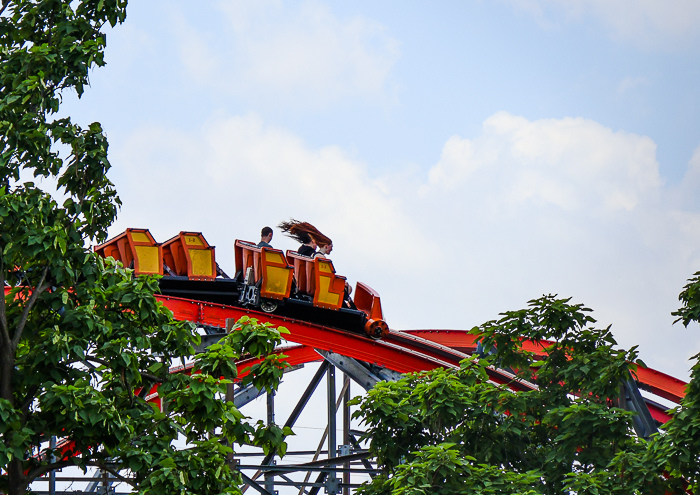 Wind Chaser at Kentucky Kingdom Theme Park, Louisville, Kentucky
