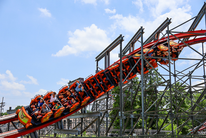 Wind Chaser at Kentucky Kingdom Theme Park, Louisville, Kentucky