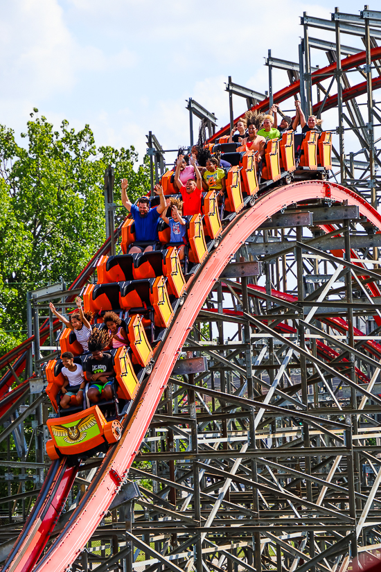 Wind Chaser at Kentucky Kingdom Theme Park, Louisville, Kentucky