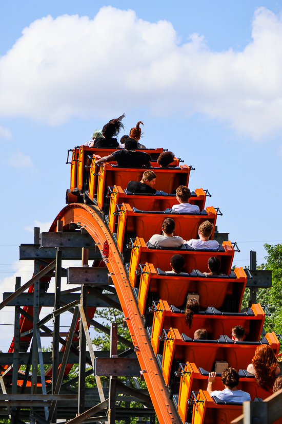 Wind Chaser at Kentucky Kingdom Theme Park, Louisville, Kentucky