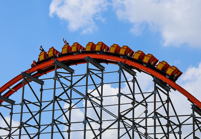 Wind Chaser at Kentucky Kingdom Theme Park, Louisville, Kentucky