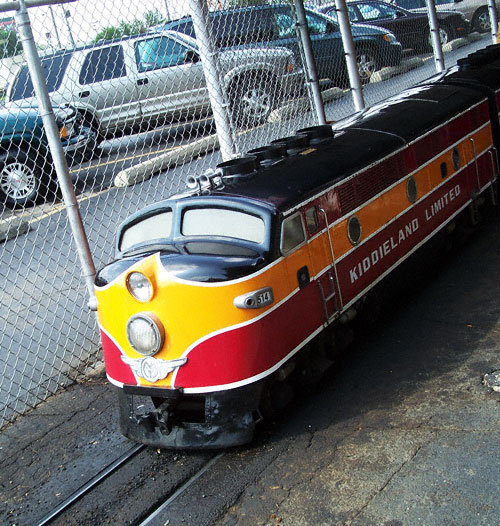 The Minature Railway at Kiddieland, Melrose Park, Illinois