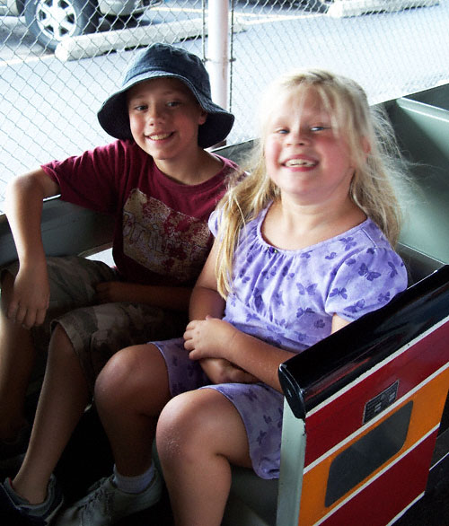 The Minature Railway at Kiddieland, Melrose Park, Illinois