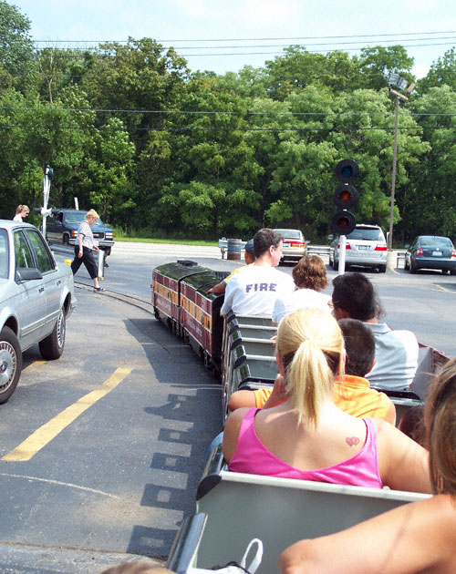 The Minature Railway at Kiddieland, Melrose Park, Illinois