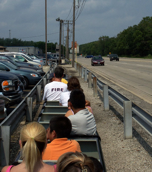 The Minature Railway at Kiddieland, Melrose Park, Illinois