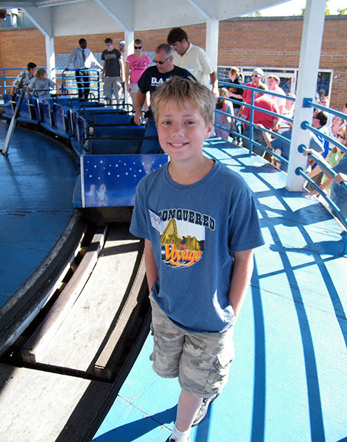 The Little Dipper Roller Coaster at Kiddieland, Melrose Park, Illinois