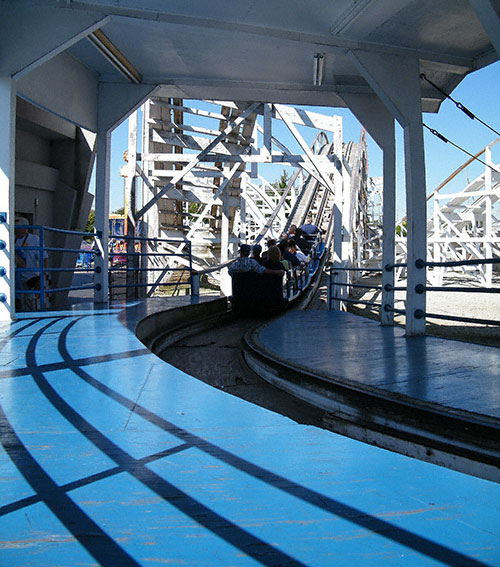 The Little Dipper Rollercoaster at Kiddieland, Melrose Park, Illinois