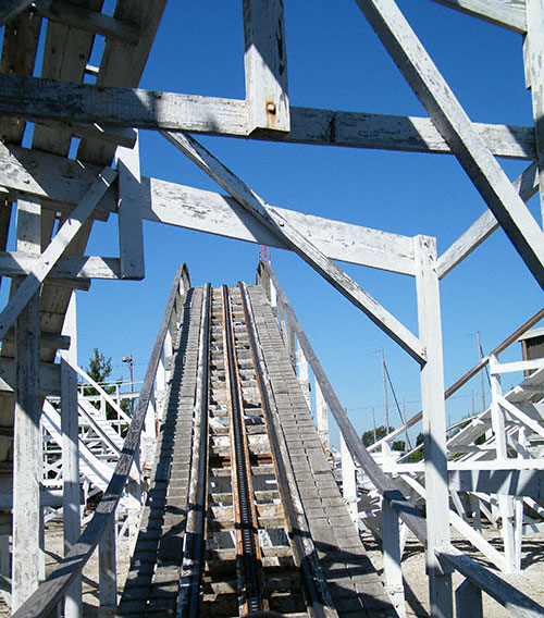 The Little Dipper Roller Coaster at Kiddieland, Melrose Park, Illinois