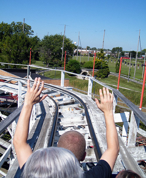 The Little Dipper Rollercoaster at Kiddieland, Melrose Park, Illinois