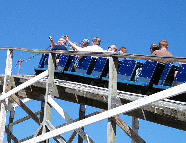 The Little Dipper Rollercoaster at Kiddieland, Melrose Park, Illinois