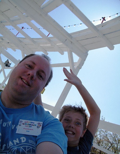 The Little Dipper Roller Coaster at Kiddieland, Melrose Park, Illinois