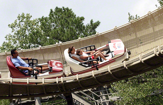 The Avalanche Rollercoaster at Kings Dominion, Doswell, Virginia