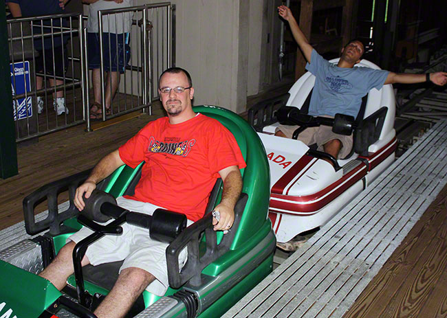 The Avalanche Rollercoaster at Kings Dominion, Doswell, Virginia