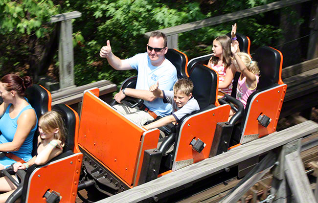 The Grizzly Roller coaster at Kings Dominion, Doswell, Virginia
