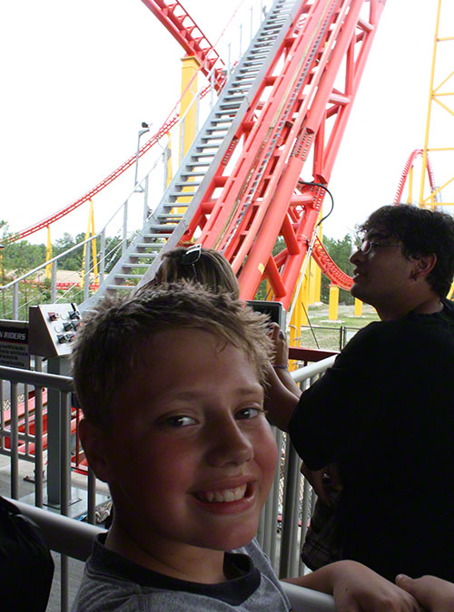 The Intimidator 305 Rollercoaster at Kings Dominion, Doswell, Virginia
