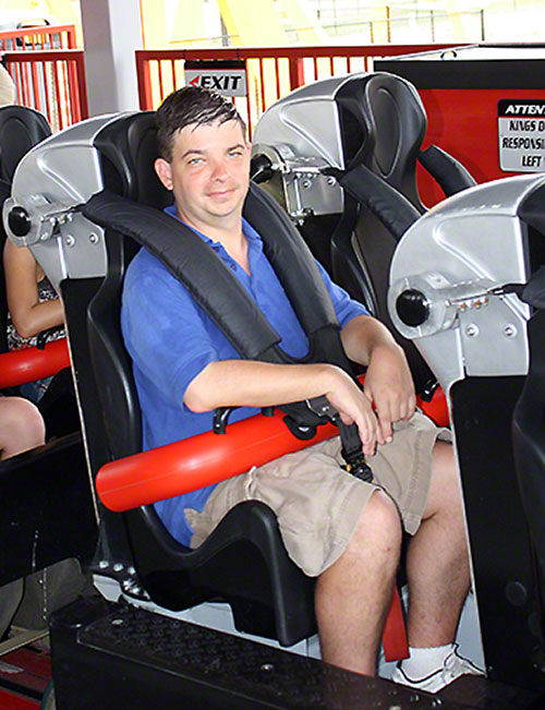 The Intimidator 305 Rollercoaster at Kings Dominion, Doswell, Virginia