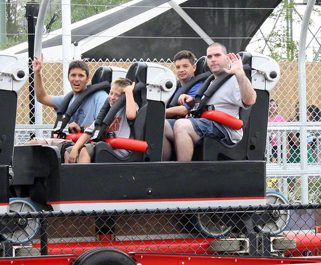 The Intimidator 305 Rollercoaster at Kings Dominion, Doswell, Virginia