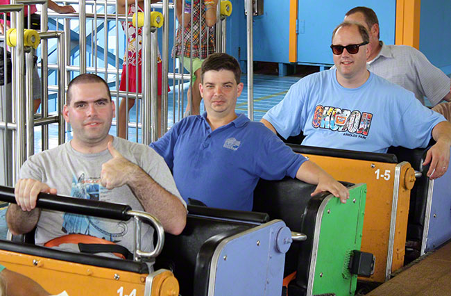 The Scooby's Ghoster Coaster Roller Coaster at Kings Dominion, Doswell, Virginia