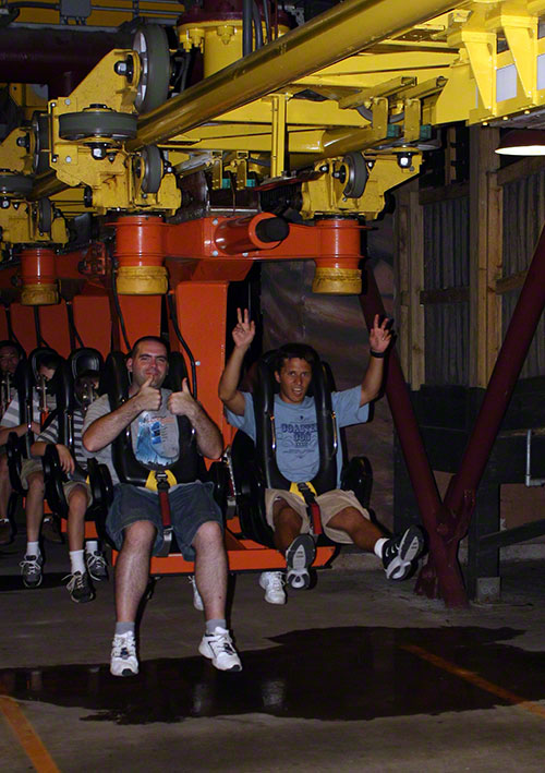The Avalanche Rollercoaster at Kings Dominion, Doswell, Virginia