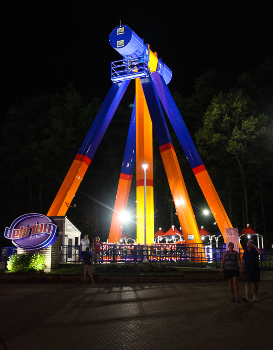 The Racer 75 Roller Coaster - The American Coaster Enthusiasts Coaster Con 41 at Kings Dominion, Doswell, Virginia