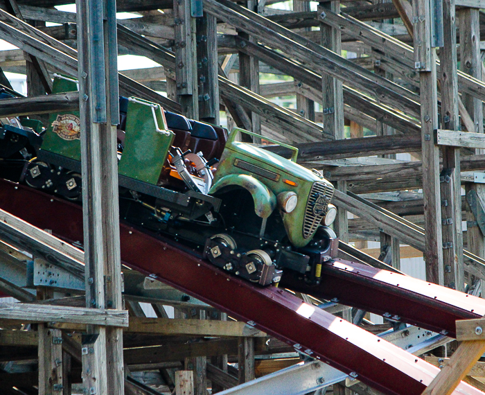 The New for 2018 Twisted Timbners Roller Coaster - The American Coaster Enthusiasts Coaster Con 41 at Kings Dominion, Doswell, Virginia