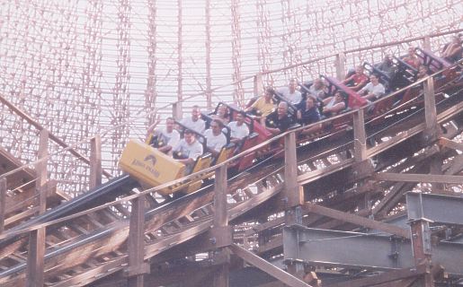 The Son of Beast Roller Coaster at Paramount's Kings Island, Kings Mills, Ohio