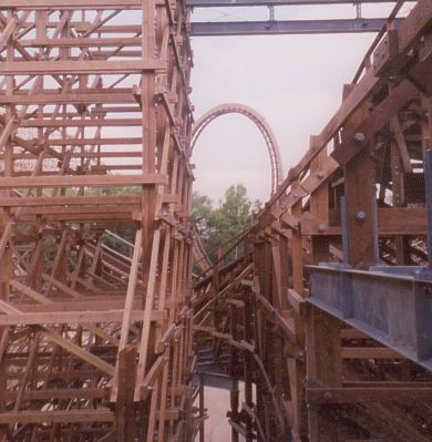 The Son of Beast Roller Coaster at Paramount's Kings Island, Kings Mills, Ohio