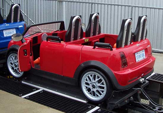 The Italian Job Stunt Track Media Day at Paramount's Kings Island, Kings Mills, Ohio