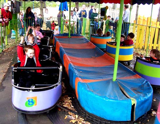 A Mangels Kiddy Whip at Paramount's Kings Island, Kings Mills, Ohio