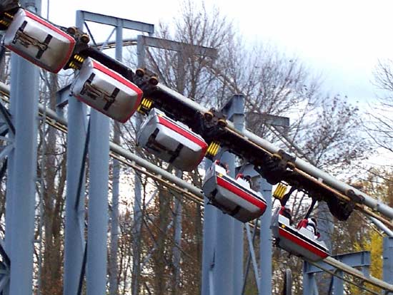 The Top Gun Roller Coaster at Paramount's Kings Island, Kings Mills, Ohio