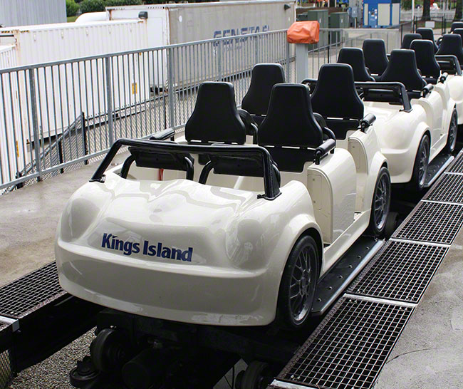 The Stunt Track Roller Coaster at Kings Island, Kings Mills, Ohio