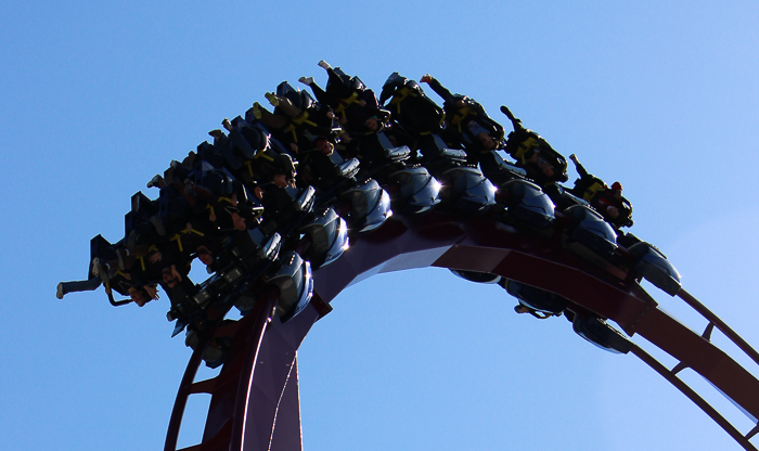 The Banshee Inverted Roller Coaster at Kings Island, Kings island, Ohio