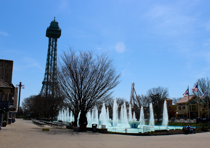 The Banshee Inverted roller coaster at Kings Island, Kings island, Ohio
