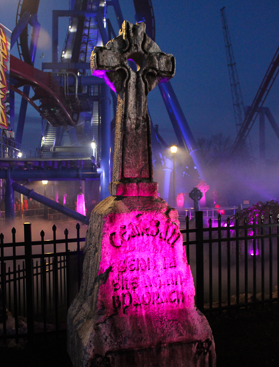 The new for 2014 Banshee Inverted Rollercoaster Media Day at Kings Island, Kings island, Ohio