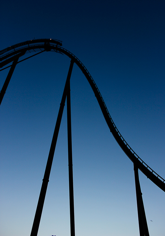 The new for 2017 Mystic Timbers Wooden Rollercoaster at Kings Island, Kings island, Ohio