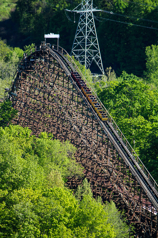 The Beast Rollercoaster at Kings Island, Kings island, Ohio
