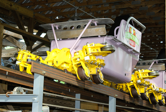 The Flying Turns Roller Coaster at Knoebels Amusement Resort, Elysburg, Pennsylvania