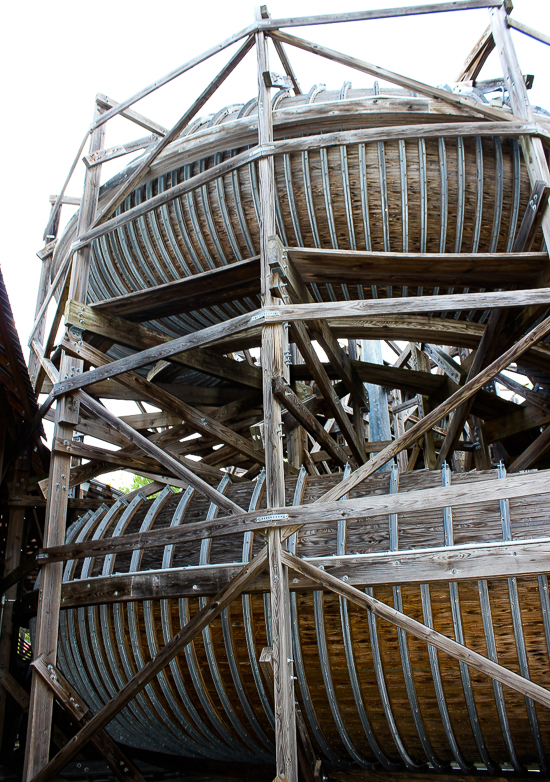 The Flying Turns Roller Coaster at Knoebels Amusement Resort, Elysburg, Pennsylvania