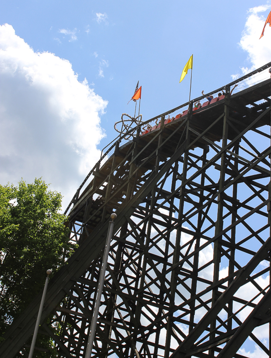 The Phoenix Roller Coaster at Knoebels Amusement Resort, Elysburg, Pennsylvania