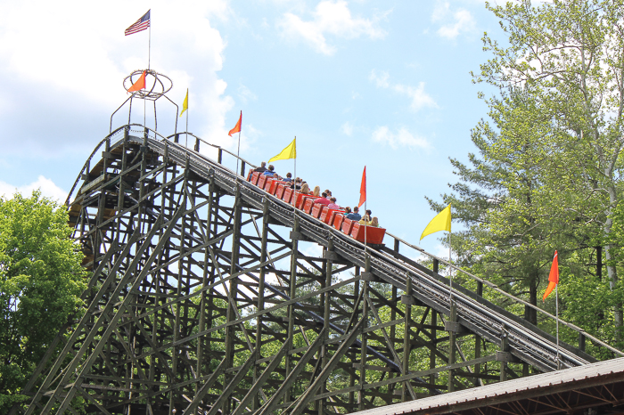 The Phoenix Roller Coaster at Knoebels Amusement Resort, Elysburg, Pennsylvania