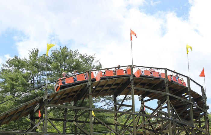 The Phoenix Roller Coaster at Knoebels Amusement Resort, Elysburg, Pennsylvania