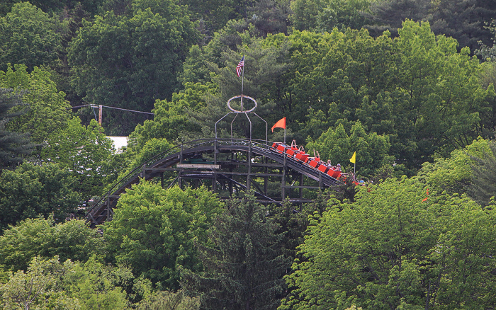 The Phoenix Roller Coaster at Knoebels Amusement Resort, Elysburg, Pennsylvania