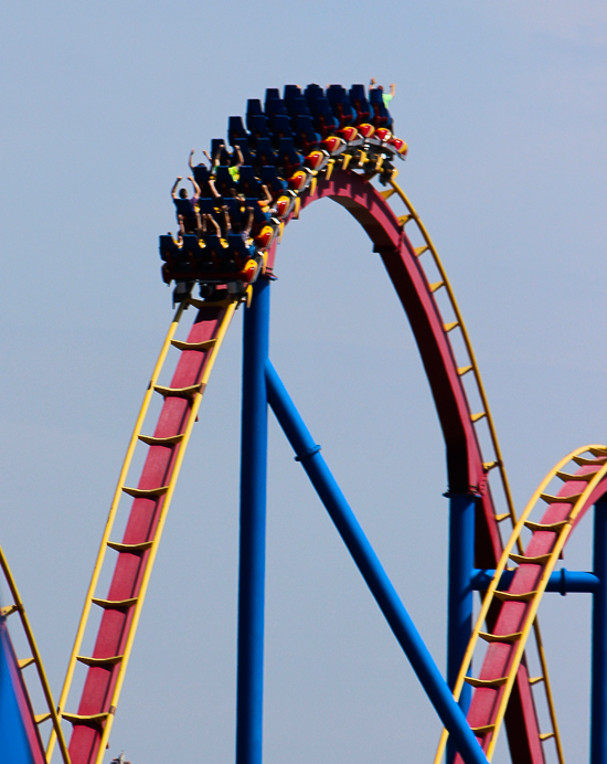 Goliath rollercoaster at La Ronde, Montreal, Quebec