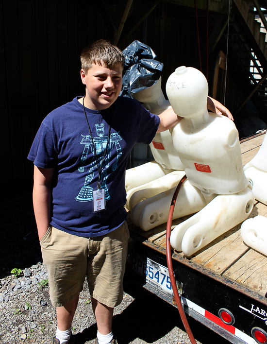 The Le Monstre Rollercoaster at La Ronde, Montreal, Quebec