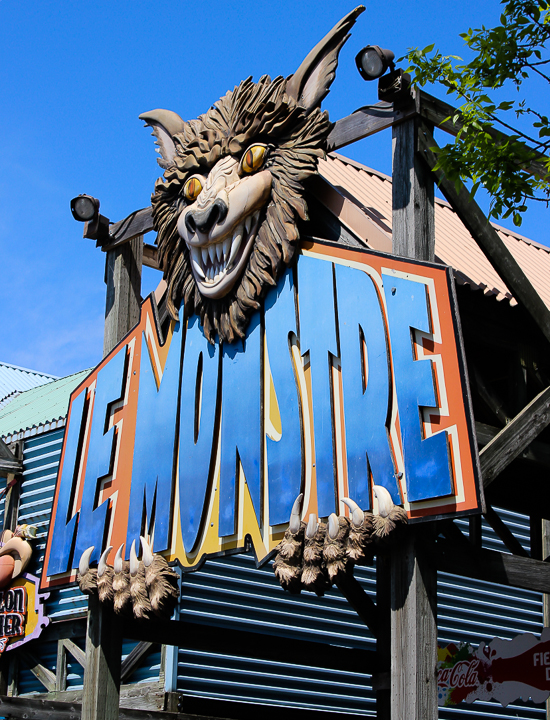 The Le Monstre Rollercoaster at La Ronde, Montreal, Quebec