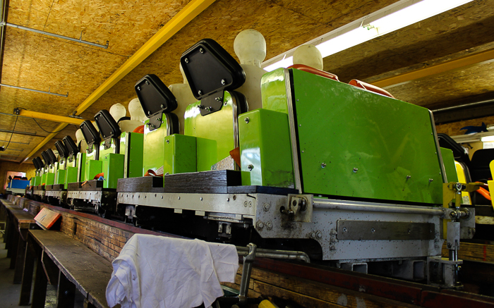 The le Monstre Rollercoaster at La Ronde, Montreal, Quebec