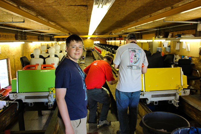 The Le Monstre Rollercoaster at La Ronde, Montreal, Quebec
