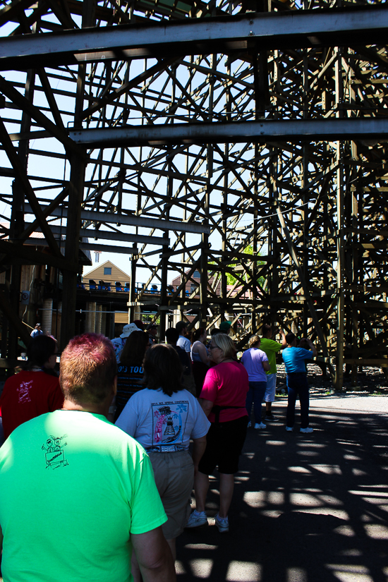 The Le Monstre Rollercoaster at La Ronde, Montreal, Quebec